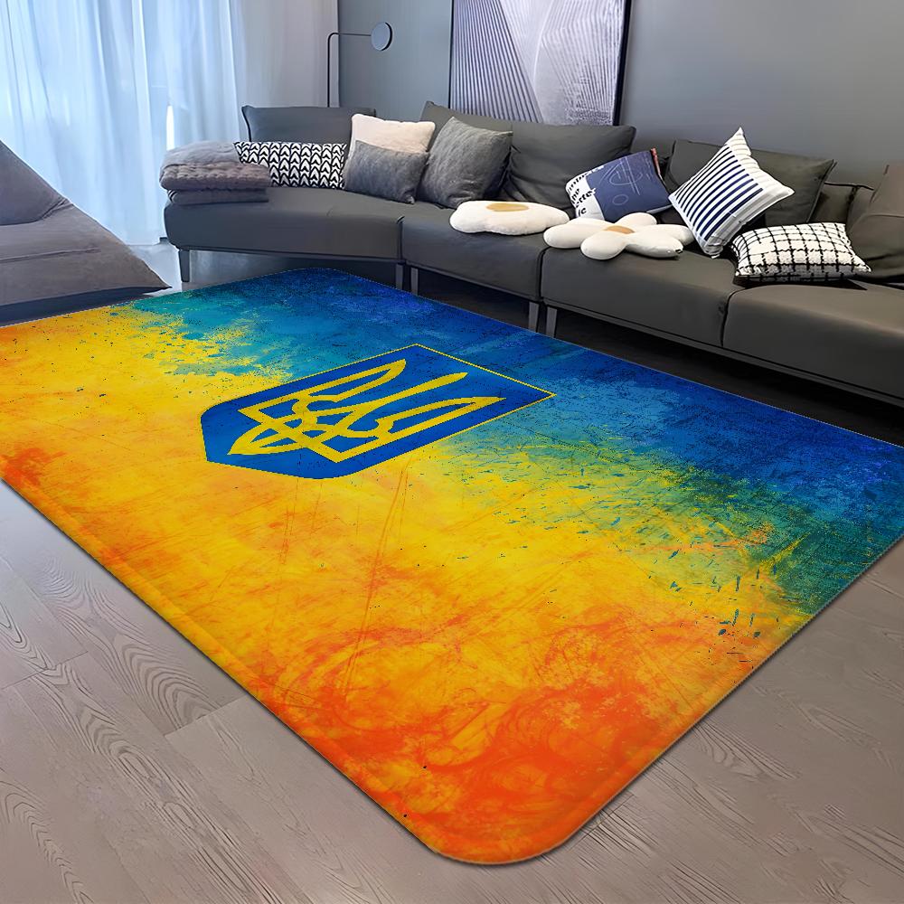 Ukraine Ukrainian Girl Flag Entrance Door Mat Nordic Style Bedroom Living Room Doormat Home Balcony Anti-Slip Modern Home Decor