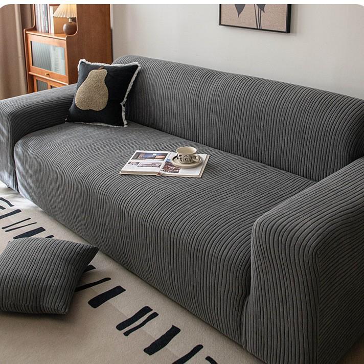 Simple Cream Style Sofa Cover New Four Season Universal Living Room Anti Cat Scratch Sofa Cover  All Inclusive Universal Cover