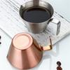 100ml Stainless Steel Espresso Measuring Cup With Scale Spout Coffee Measuring Jug Professional Milk Pitcher Kitchen Accessories