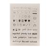Silikonové razítko Znamení počasí Průhledné razítko Slova času Průhledné razítko pro Scrapbooking Album Dekorace do deníku