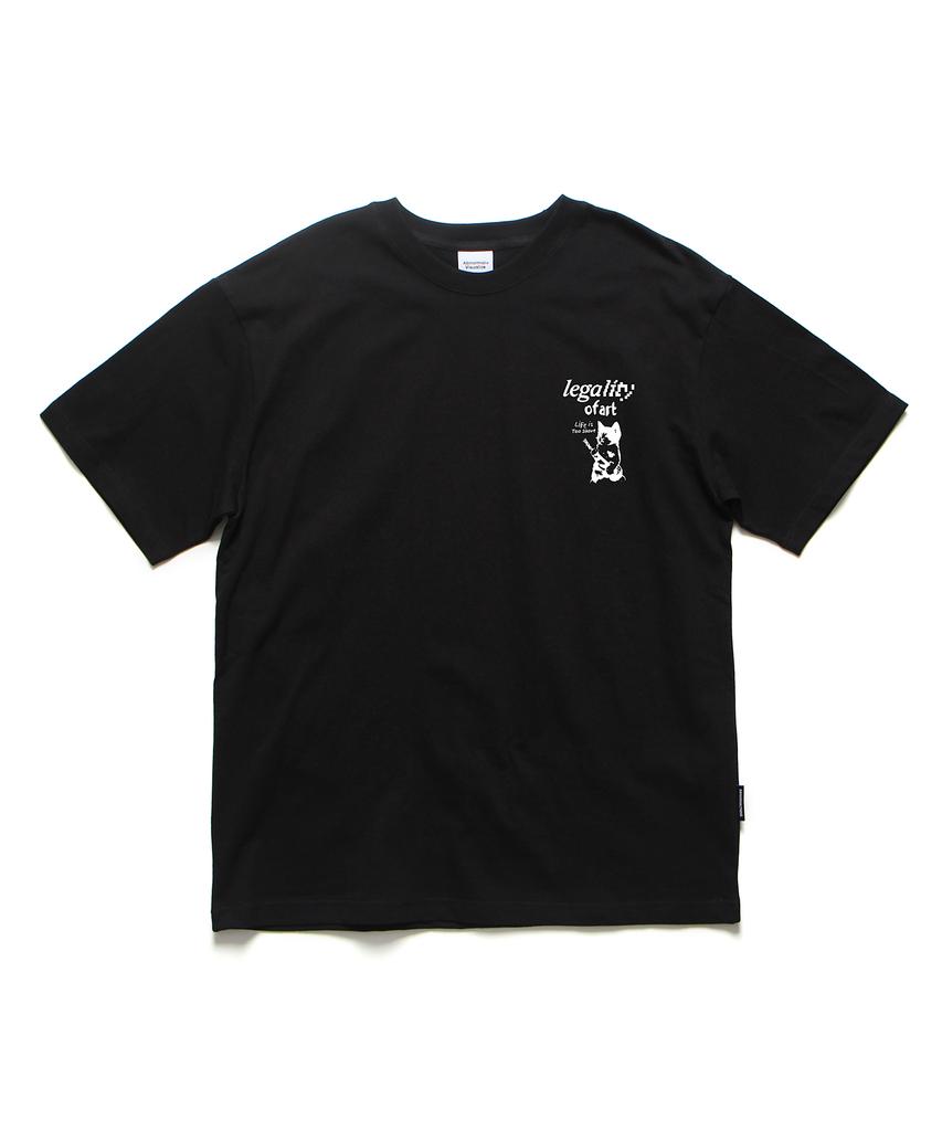 ABNORMALTHING Band Oversized T-Shirt Charcoal