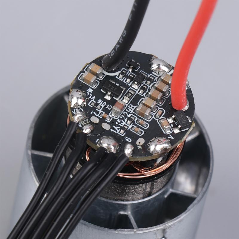 High Power 2S/3S Dc 7.4V 12V Mini Bldc Brushless Motor With Driver Adjust Speed Controller Metal Brushless Ducted Fan