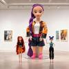 %   NEW Anime KPop Demon Hunters Doll Vinyl Toy Rumi Mira Zoi Character Vinyl Mask Figurine Birthday Gift Fan Club Gifts~~