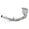ZX6R Motorcycles: Stainless Steel Front & Mid-Section Exhaust Pipe for Mid-Section Connection To Original Exhaust.