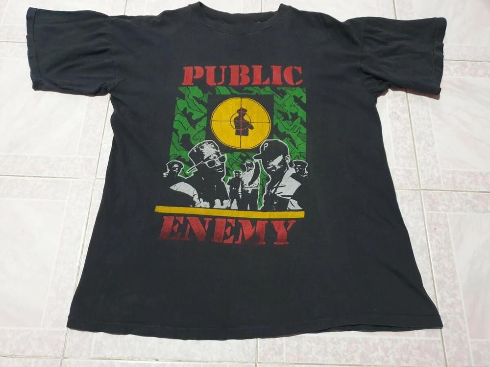 New Popular Public Enemy Black T-Shirt Cotton  ZZA71 Unisex T-Shirt XXL