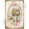 Lavender Metal Sign Plaque Vintage Flowers Tin Sign Wall Decoration For Room Art Garden Kitchen Home Living Room Iron Painting