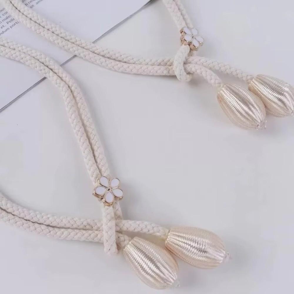 Adjustable Flower Curtain Tiebacks Minimalist Curtain Tie Rope Modern Curtain Straps  Bedroom