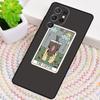 CAKE COFFEE The Boba Tarot Card Phone Case for Samsung Galaxy Note 10 Pro S26 Ultra S23 S24 FE S25 S21 S22 PLUS Shockproof Cove