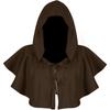 Popular Halloween Monk Grim Reaper Cloak with Hood - Adult Medieval Costume