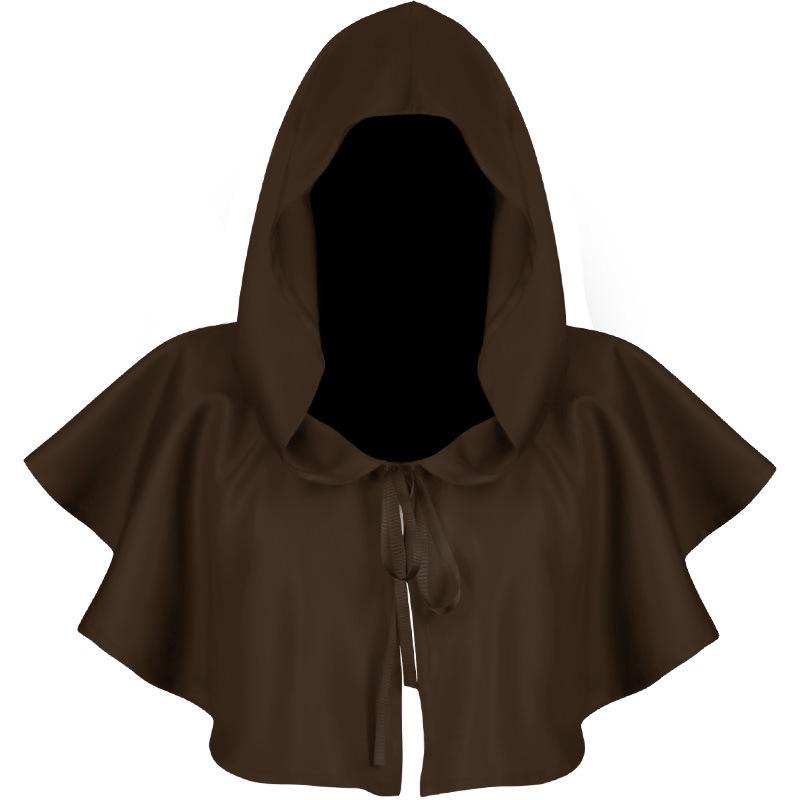 Popular Halloween Monk Grim Reaper Cloak with Hood - Adult Medieval Costume