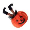 62KD Halloween Witches Legs Pumpkin Plush Figurine Festival Home Desktop Decors Gift