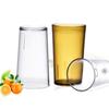 6pcs Unbreakable Plastic Juice Cup Plastic Drinking Glasses Water Tumblers Bar