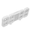 Digital Wall Clock Modern Design Temperature Display Alarm Function Sound Control Auto Sleep LED