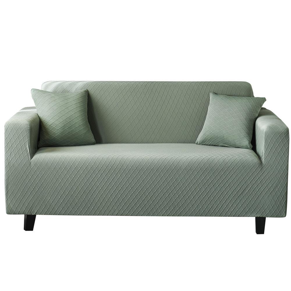 

Чехол для дивана и подушка из универсальной жаккардовой ткани Cross-Border Single-Seater S (90-140CM) зелёный