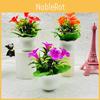 Artificial Green Lily Plant Potted Plant For Office Workspace And Living Room