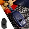 Leather Car Remote Key Cover Case Holder Shell Keyring Styling for WRX Forester Crosstrek Outback BRZ Legacy Accessories