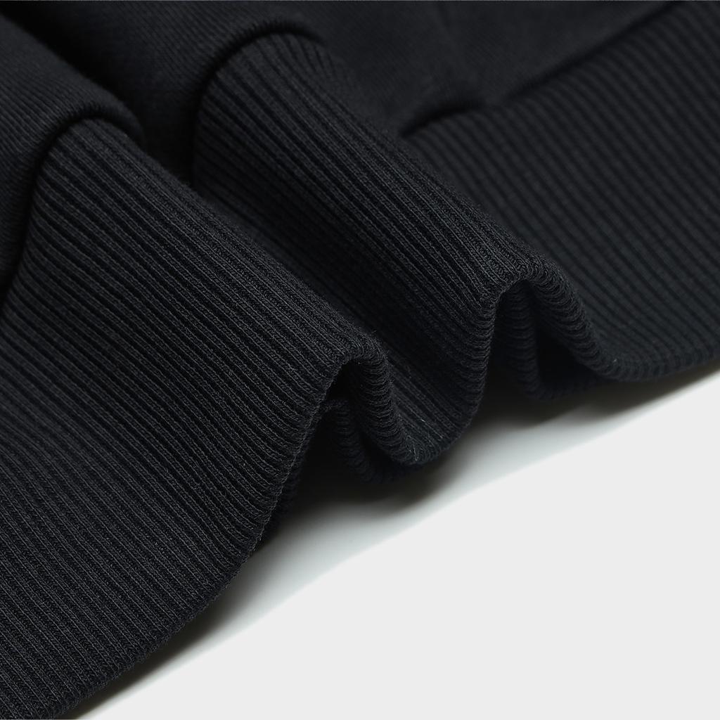 Fila 2023 Winter New Knit Hoodie Fashion Casual Loose Solid Color Knit Sweatshirt Couple Style Unisex Hoodies Black F51U348297F-BK