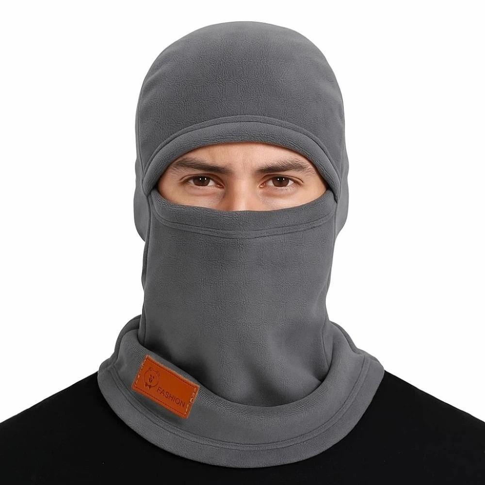Thermische Gesichtsbedeckung Winter Fleece Sturmhaube Kältefest Moto Vollgesichtsmaske Warme Radmütze Sport