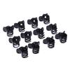 12Pcs/sets Fashion Black Crab Hair Claw Plastic Hairpins Hair Clips Clamp Hair Accessories For Gift