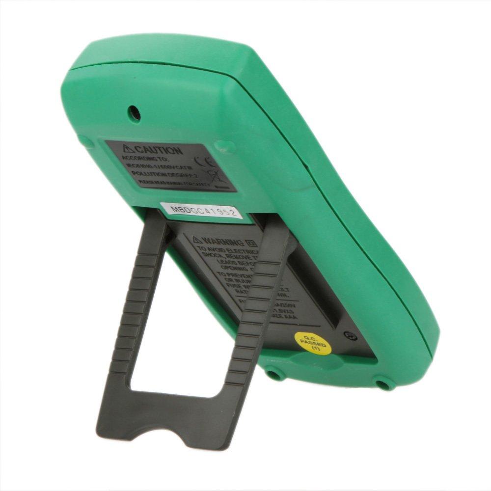 Multímetro Digital MASTECH MS8221C com Temperatura e Pinça Óptica, Faixa Automática, hFE, Capacitância, Medidores