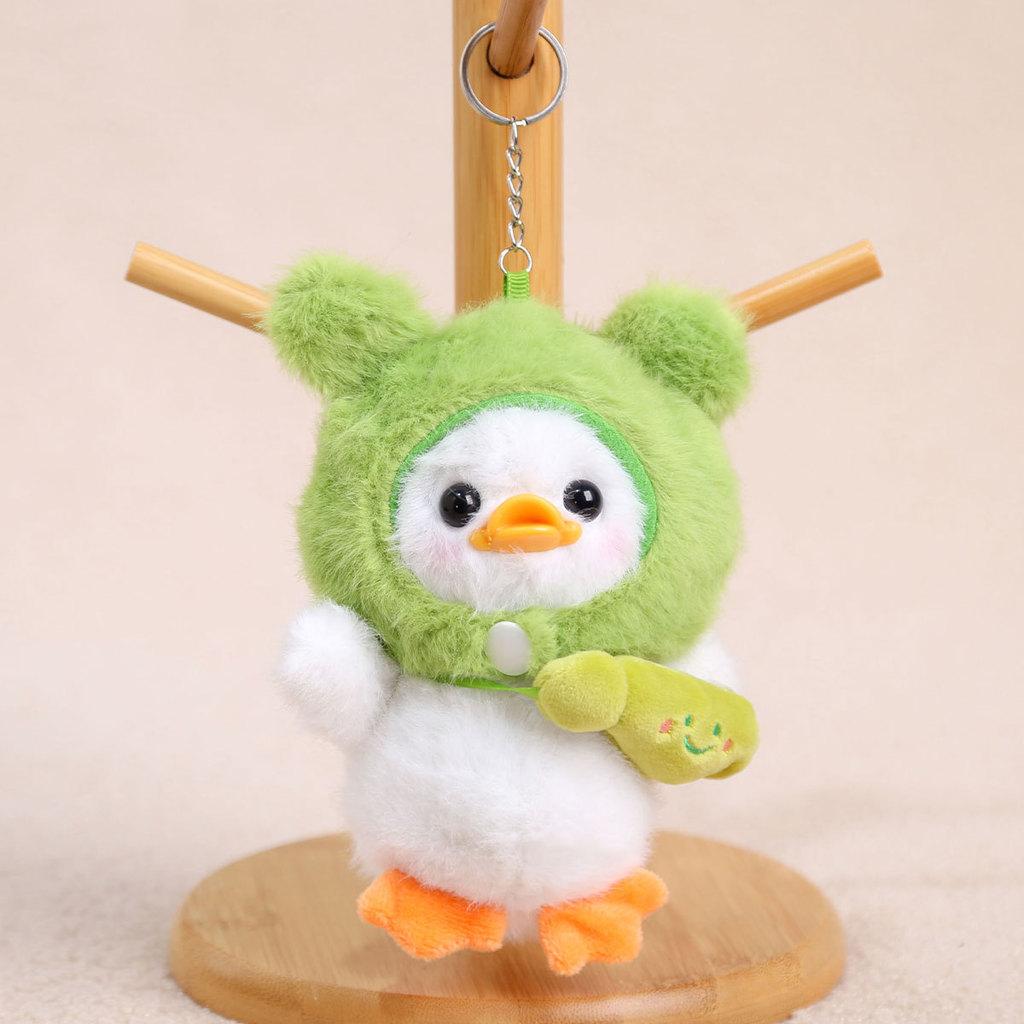 Cute Animal Plush Duck Pendant With Pp Cotton Filling For Travel Accessories