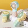 Cartoon Style Mini Handheld USB Fan 3 Speed Rechargeable Compact and Portable for Outdoor Pocket Use