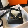 High-end Bag 26 Doctor Bag Head Layer Leather Single Shoulder Crossbody Pillow Bag Large Capacity