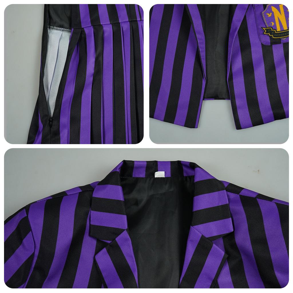 Voksen Kvinner Halloween Kostyme WomenAcademy Uniform Skole Drakt For Rolle Cosplay Kostymefest