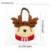 Gift DIY Xmas Candy Bag House Decoracion Portable Elk Handbag DIY Christmas Bag Toy  Kindergarten