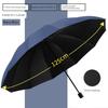 12-Bone Extra-Large Folding Umbrella for Heavy Rain, Enlarged, Thickened, and Reinforced, Dual-Purpose for Sun and Rain, Sun Protection Umbrella