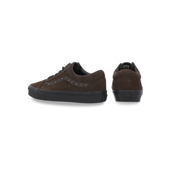 Vans נעלי סקייט רב-תכליתיות ונוחות בסגנון Old Skool, נעלי ספורט יוניסקס, חום VN000D9YBRO1