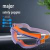 Silicone Safety Goggles: Dustproof, Sandstorm-Proof, Anti-Fog, Anti-Scratch, Impact Resistant for Cycling & Mountaineering
