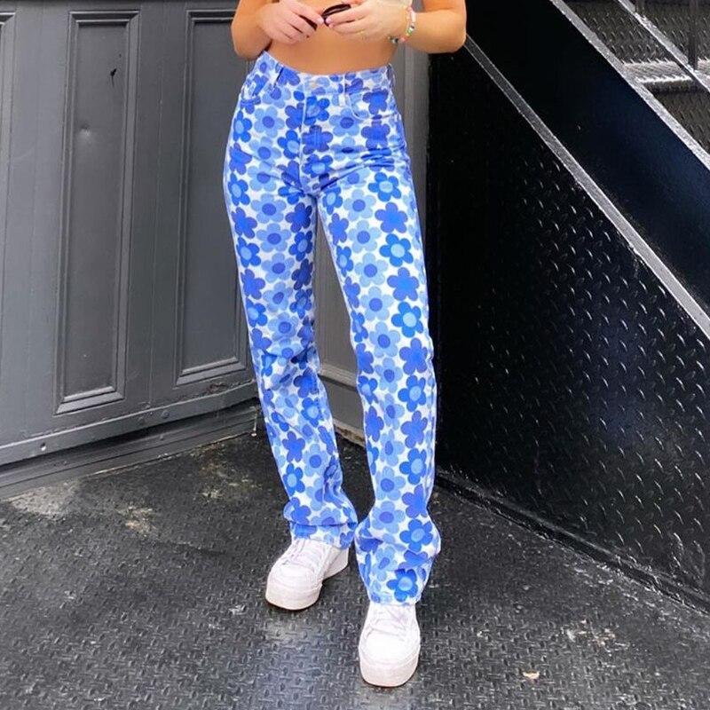 Buy Rockmore Blue Floral Jeans Women 'S 