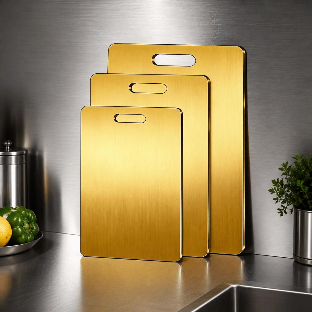 Double Sided Cutting Board Stainless Steel Chopping Plate Minced Meat