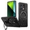 For Xiaomi Poco X6 Pro Redmi Note 13 5G K70E Case Military Armor Shockproof 360° Rotating Ring Stand TPU Plastic Phone Cover