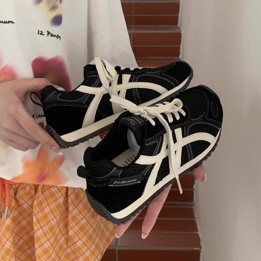 Soft Leather Version~ Fashion Versatile Casual Breathable Sneakers 2025 Early Autumn New Korean Version Skinny Forrest Gump Shoes Women's Tide