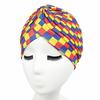 Hat Stylish Color Printing Polyester Women Turban Hat for Daily Wear