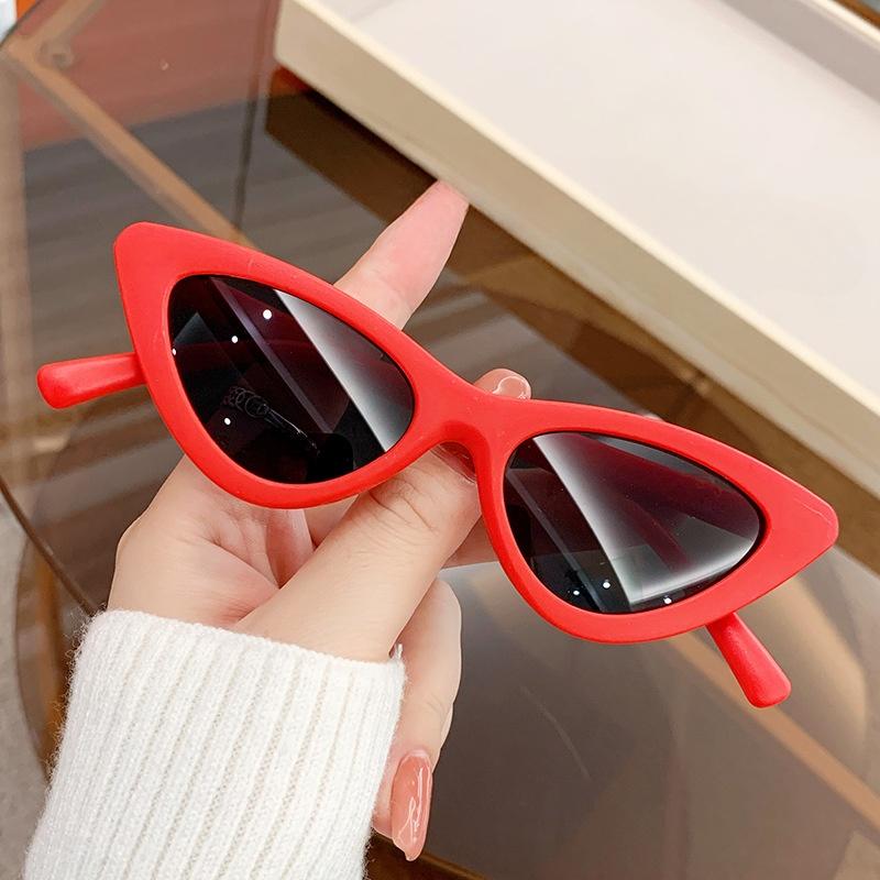 

Simple Colorful Cat Eye Sun Glasses Boy Girl Exquisite Cute Luxury Sunglasses Travel Party Children Eyeglasses