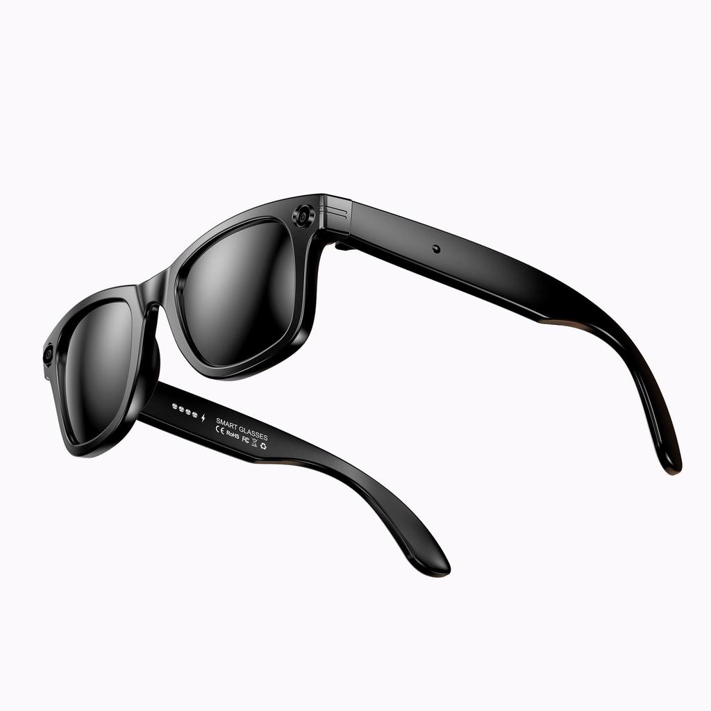 AI W600 Smart Glasses: Bluetooth Camera with Video Recording, Image Stabilization, Voice Recognition, Call and Translation Features.