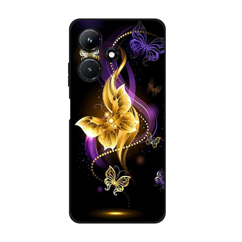 Infinix Hot 30 4G Phone Casing Silicone Cute Cartoon Back Cover Infinix Hot 30i 4G Case Soft TPU