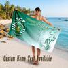 Sporting CP Design Beach Towel Custom Text Large Towel for Beach Vacation
