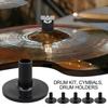20Pcs/Set Drum Set Cymbals Holder Plastic Flange Connect Stand Rustproof Cymbals Sleeves Percussion Instrument Accessories