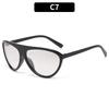 European and American versatile retro big frame cat eye sunglasses fashion street shot Spice girl outdoor sunscreen trendy sunglasses