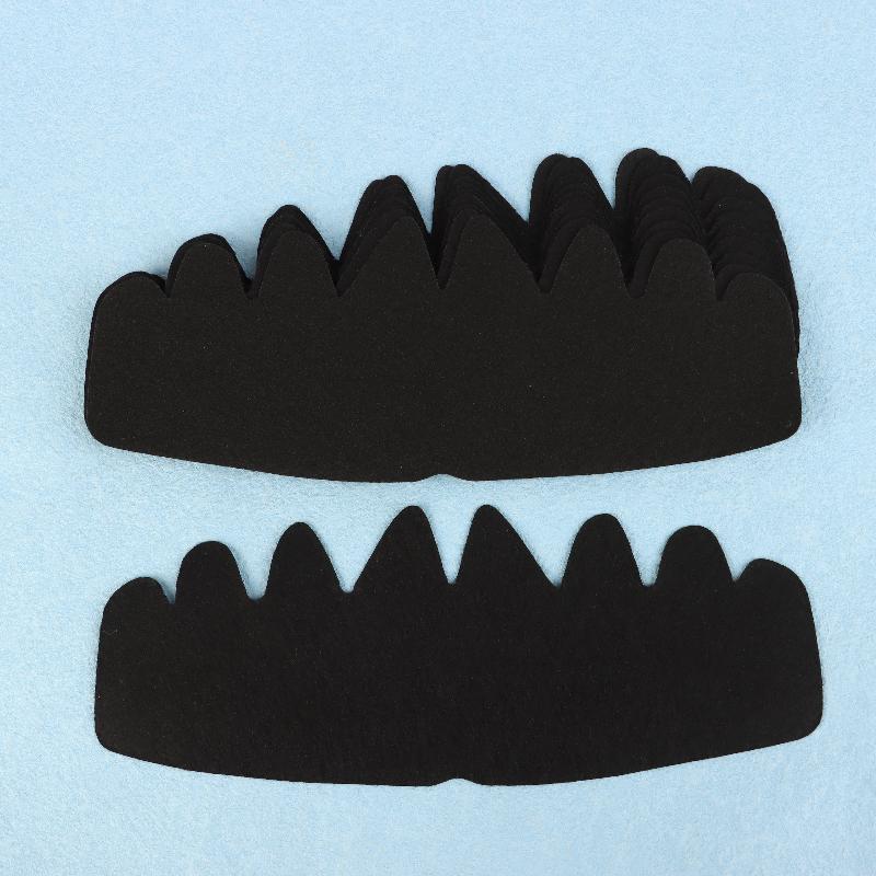 

10 шт. Подкладки для шляп, впитывающие пот, Защитные накладки, Предотвращающие появление пятен, Аксессуары-протекторы для бейсболки, кепки для гольфа, мужские, женские чёрный