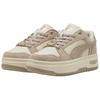PUMA Rebound Femme Skateboard Shoes Women's Low Top Khaki Beige White