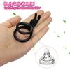 2-in-1 Silicone Penis Ring for Men – Dual Cock & Clitoris Stimulator | Ejaculation Delay & Erection Enhancer | Couples Sex Toy