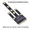 PCIE To NVME Adapter PCIE To M.2 M Key Converter Risers Board Expansion Card for 2230 2242 2260 2280 SSD Accessories