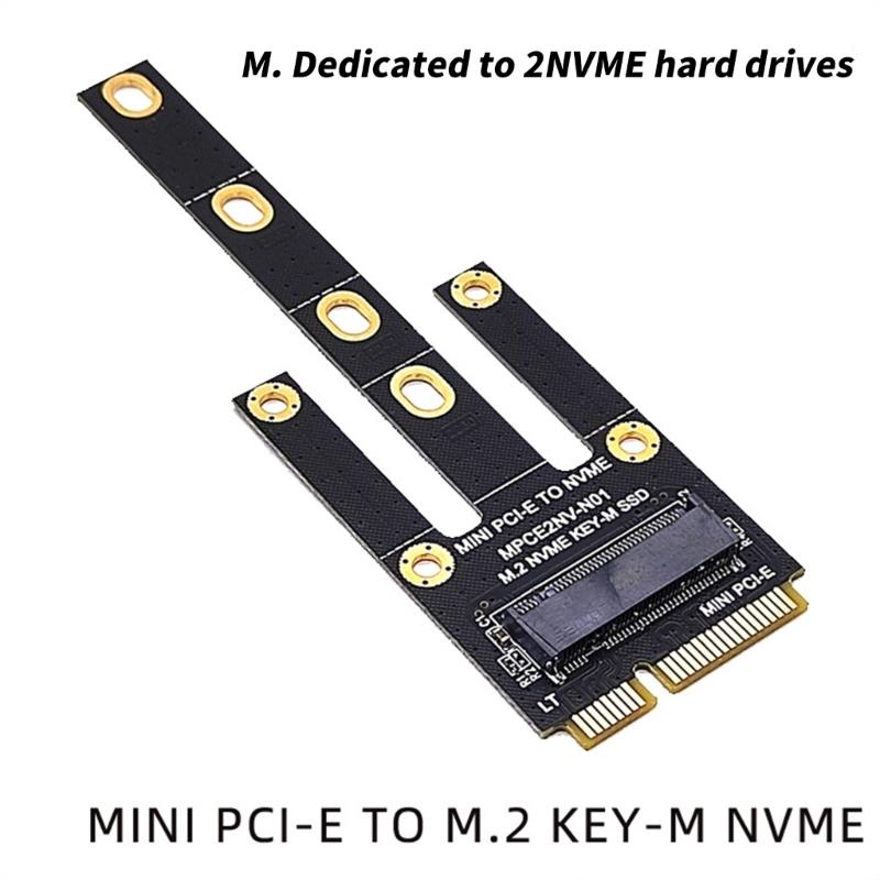 PCIE To NVME Adapter PCIE To M.2 M Key Converter Risers Board Expansion Card for 2230 2242 2260 2280 SSD Accessories