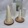 Candle Mould Resin Casting Molds DIY 3D Silicone Mould Cylinder Candle Molds Silicone Mold Handicrafts for Candle Making