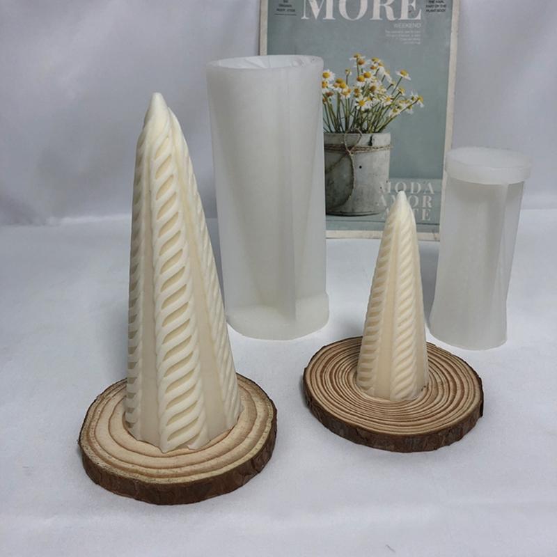 Candle Mould Resin Casting Molds DIY 3D Silicone Mould Cylinder Candle Molds Silicone Mold Handicrafts for Candle Making